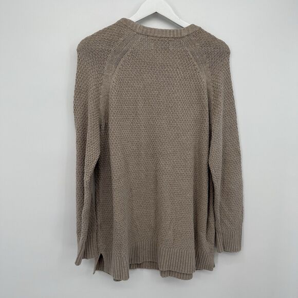 Old Navy Brown Crewneck Sweater Size Medium Classic Fall - Picture 8 of 8